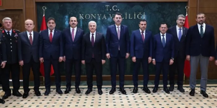 İlk ziyaret Valilik! Bakan Murat Kurum Konya’ya geldi