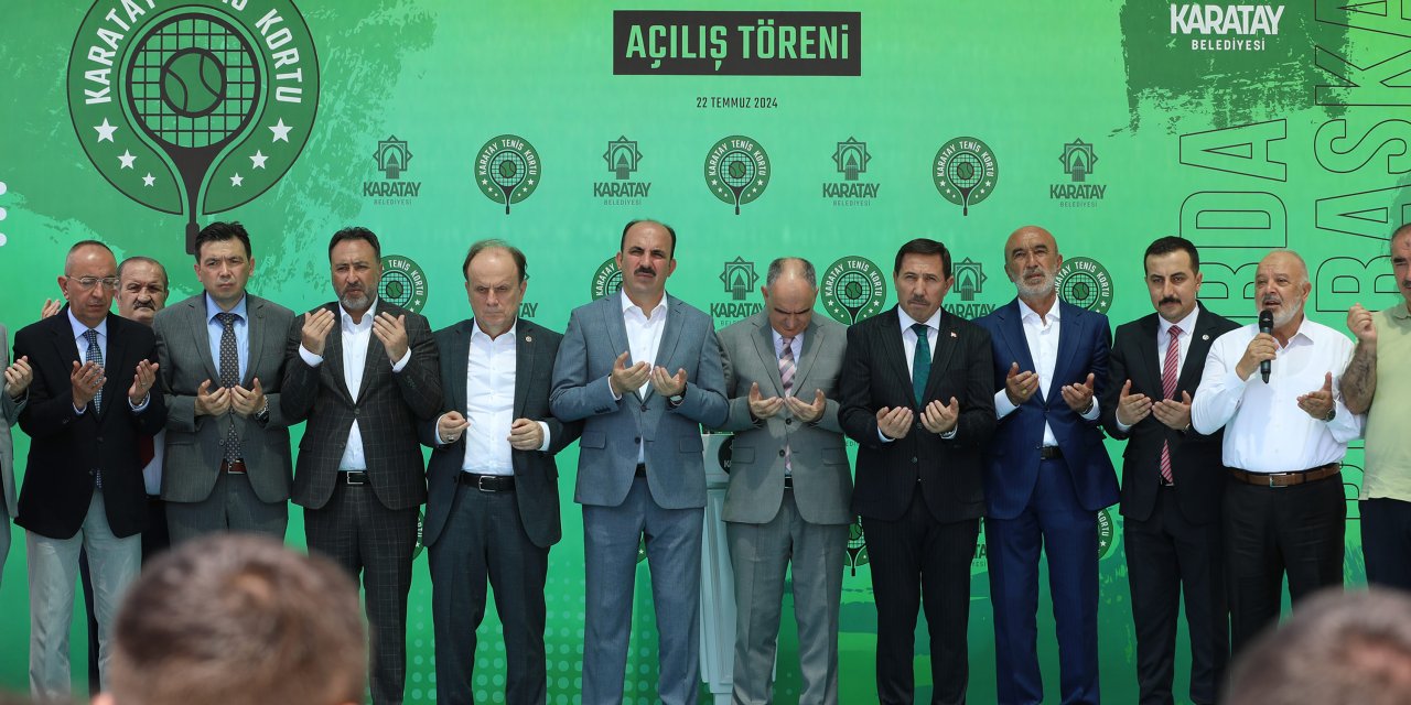 Karatay Kapalı Tenis Kortu açıldı