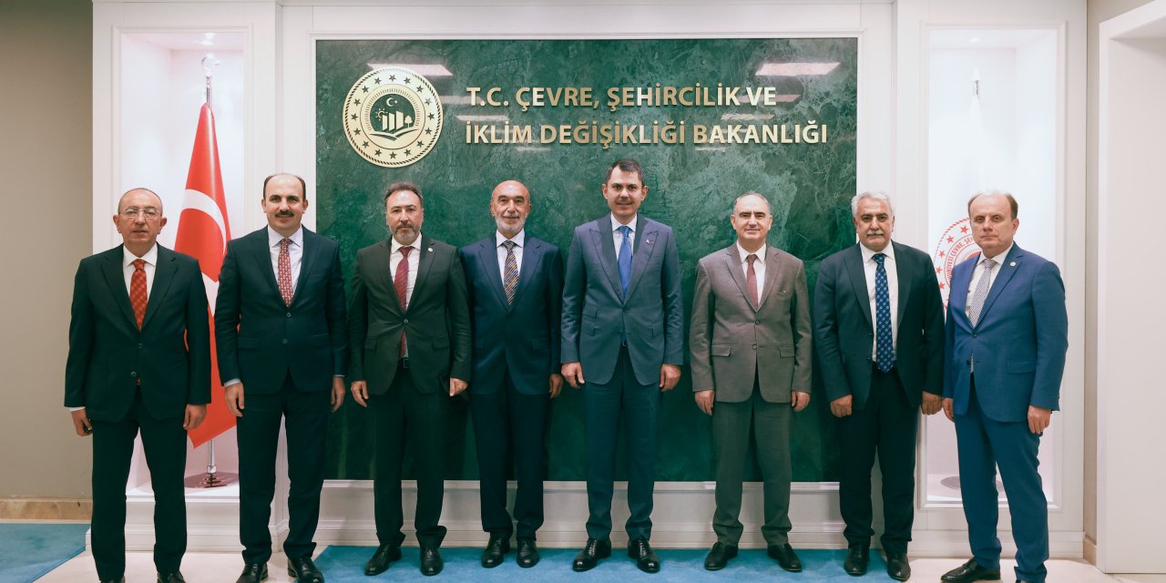 Konya protokolünden Kurum ile Memişoğlu’na hayırlı olsun ziyareti