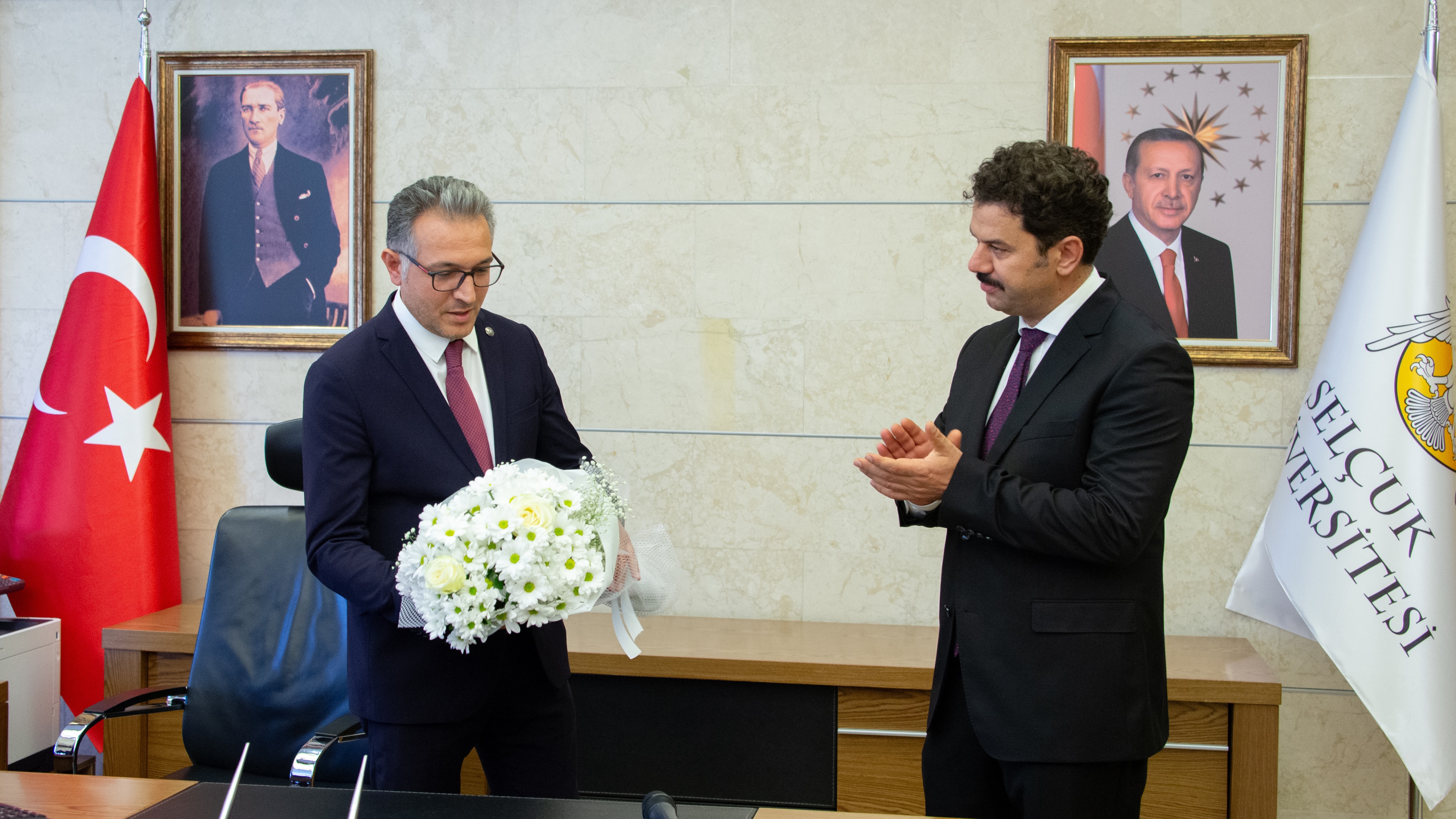SÜ’de devir teslim töreni! Yeni Rektör Prof. Dr. Hüseyin Yılmaz göreve başladı