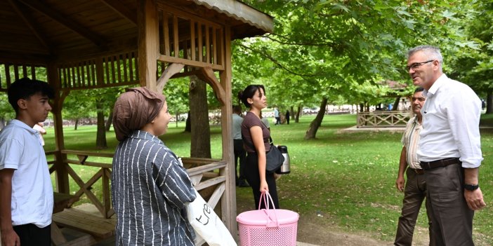 Kuğulu Tabiat Parkı göletlerde temizlik
