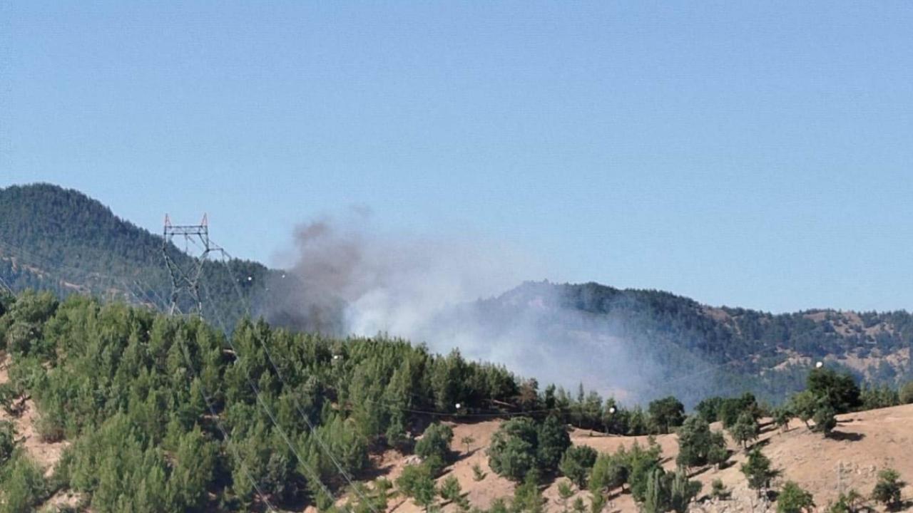 Adana'da orman yangınına müdahale eden helikopter suya düştü