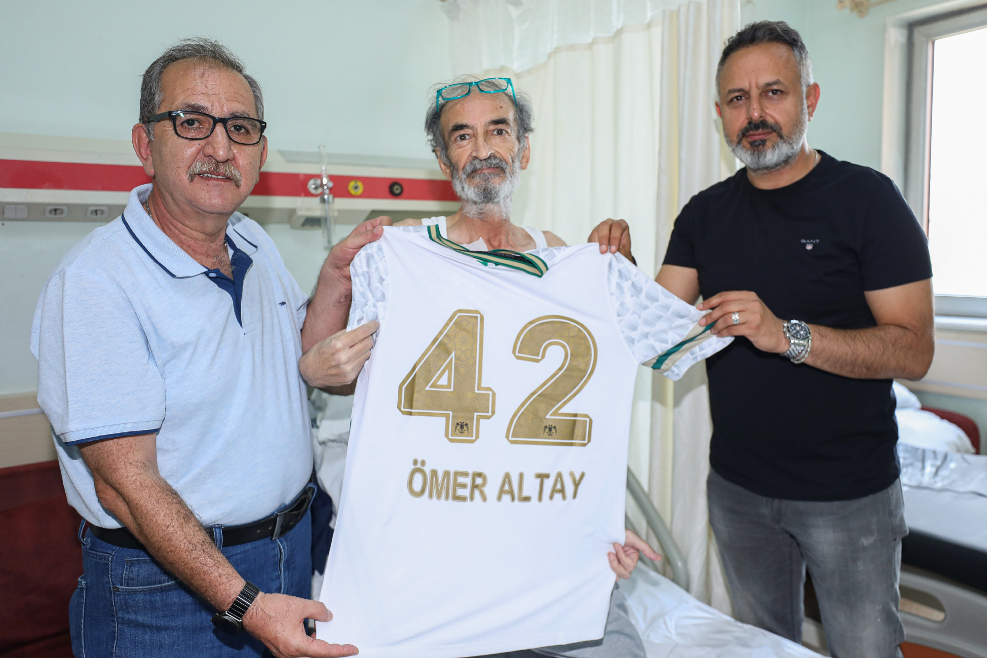 Başkan Ömer Korkmaz'dan Ömer Altay'a ziyaret