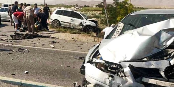 Konya'da zincirleme trafik kazasında 1 kişi öldü