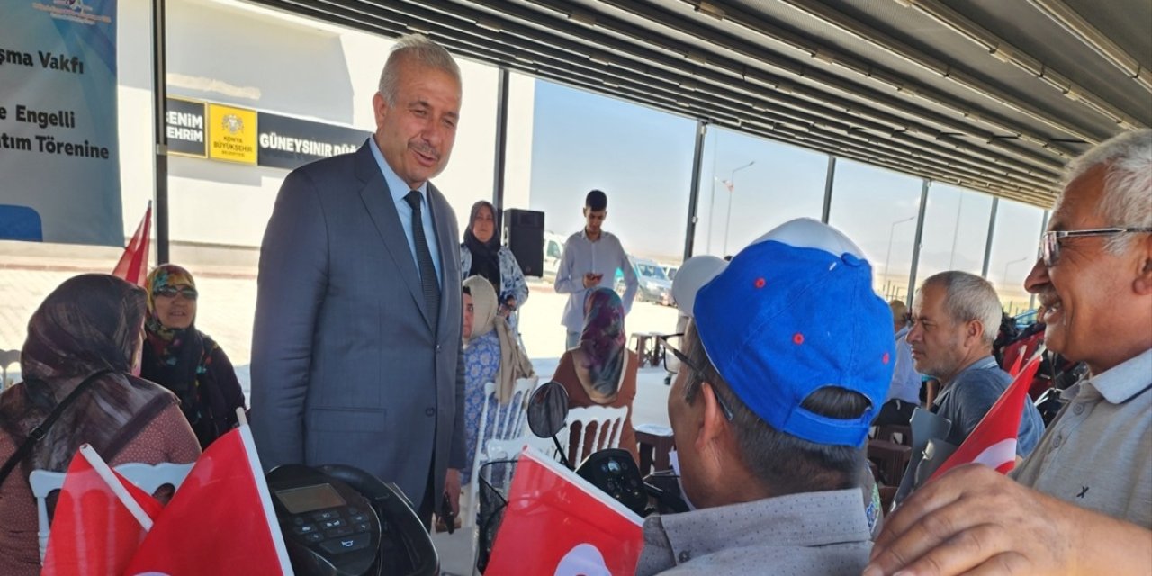 Güneysınır'da 80 akülü araç ihtiyaç sahiplerine dağıtıldı