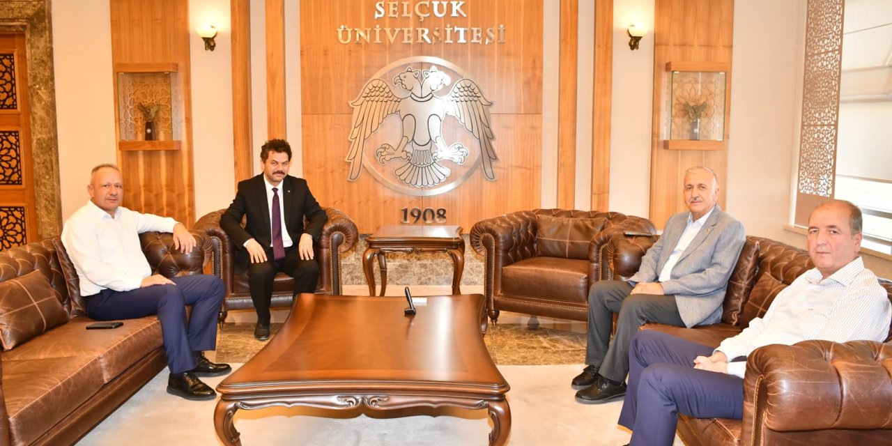 KSO’dan SÜ Rektörü Yılmaz’a hayırlı olsun ziyareti