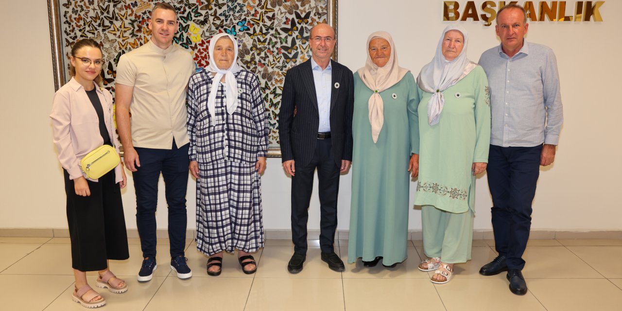 Srebrenitsa şehit anneleri Başkan Pekyatırmacı’yı ziyaret etti