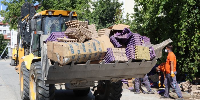 Yer Konya: Tam 3 kamyon çöp çıkarıldı