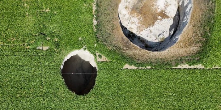 Mesafe 20 metreye kadar yaklaştı! Konya'daki bu alan korkutuyor