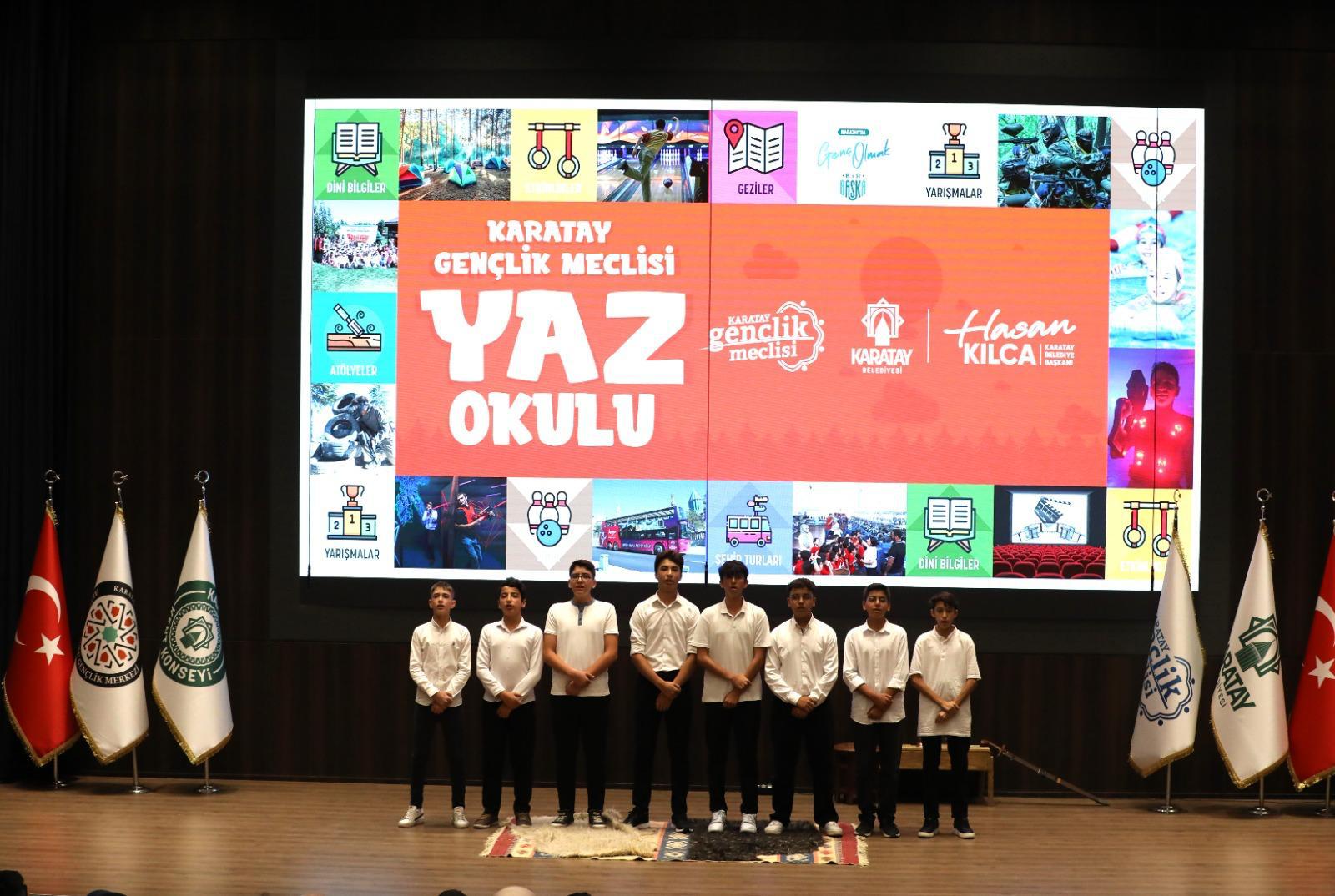 Gençler yaz aylarını verimli bir şekilde değerlendirdi