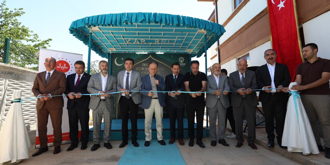 Karatay İrfaniye Kur’an Kursu açıldı