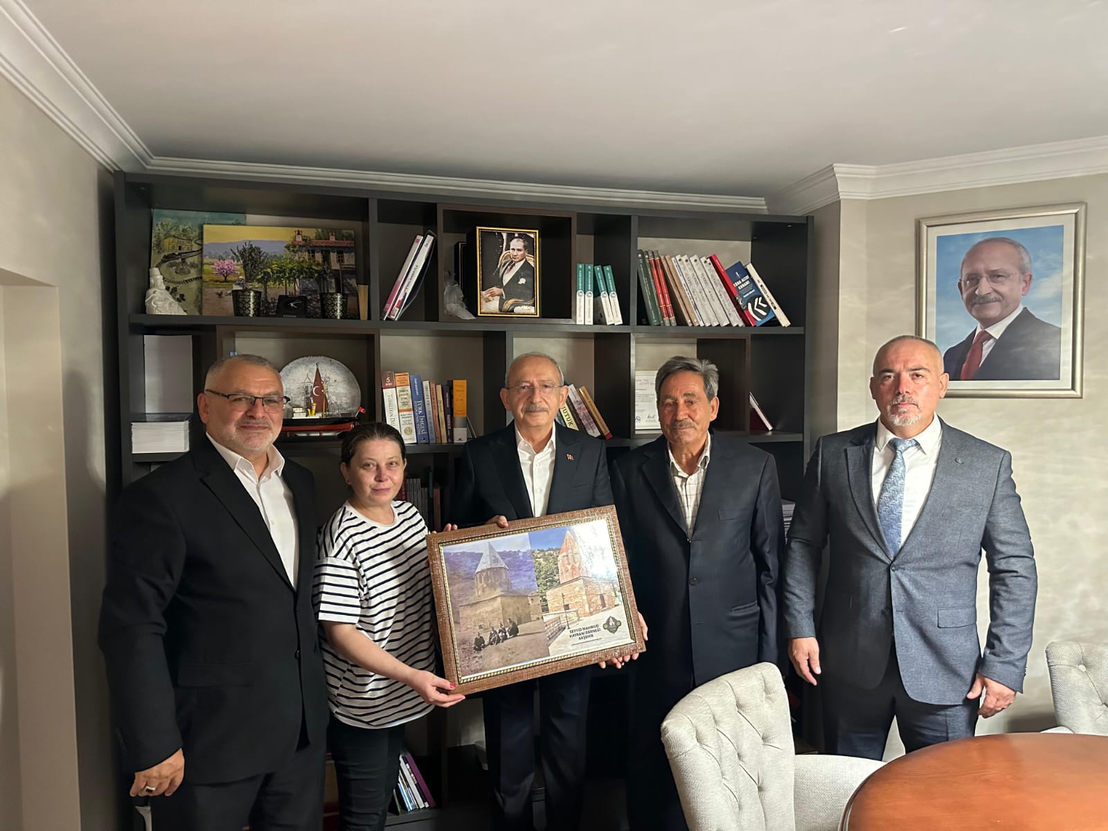 Akşehir Seyyid Mahmud Hayrani Derneği’nden Kılıçdaroğlu'na  ziyaret