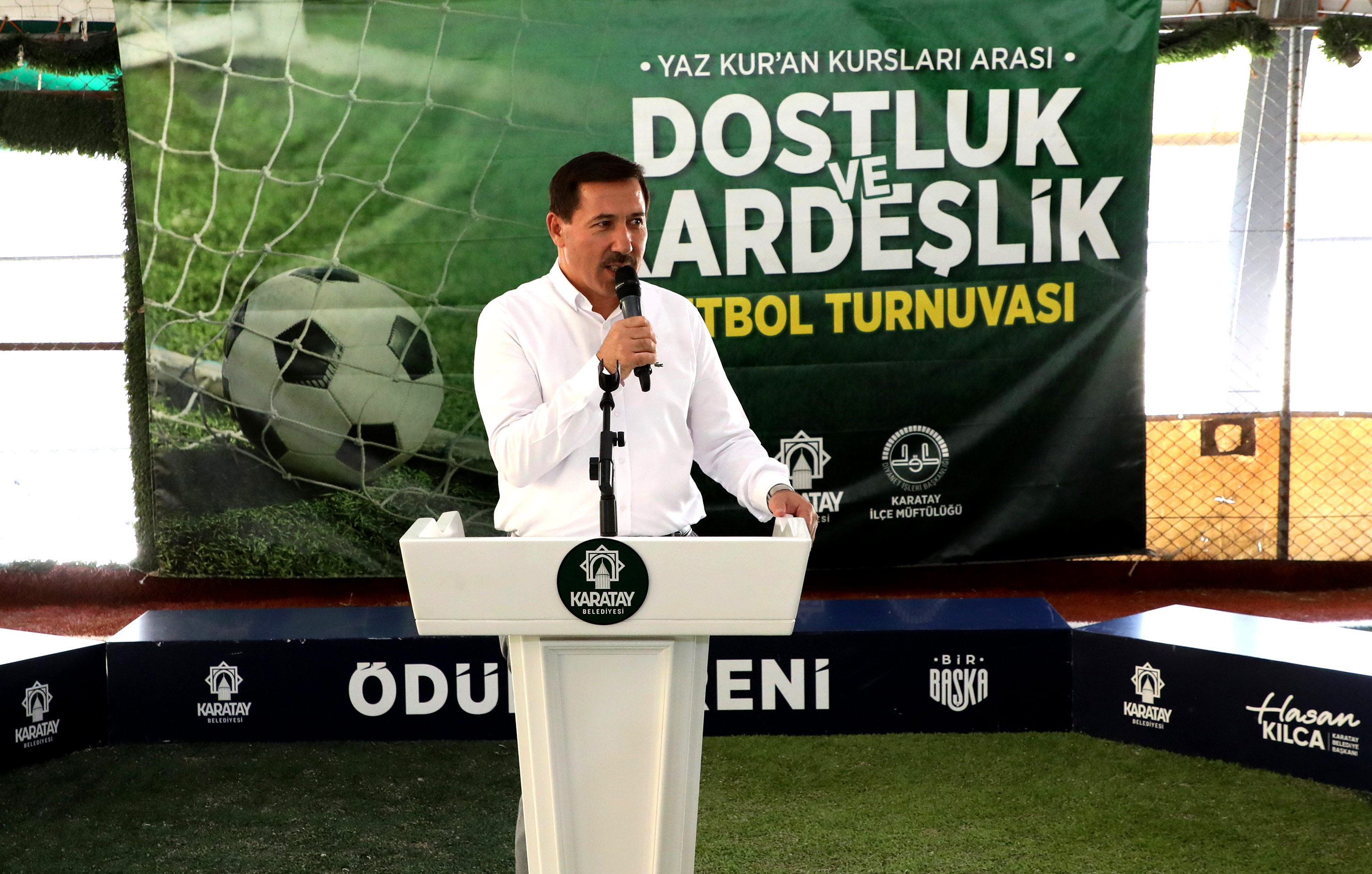 3. Karatay Yaz Kur'an Kursları Arası Dostluk ve Kardeşlik Futbol Turnuvası sona erdi