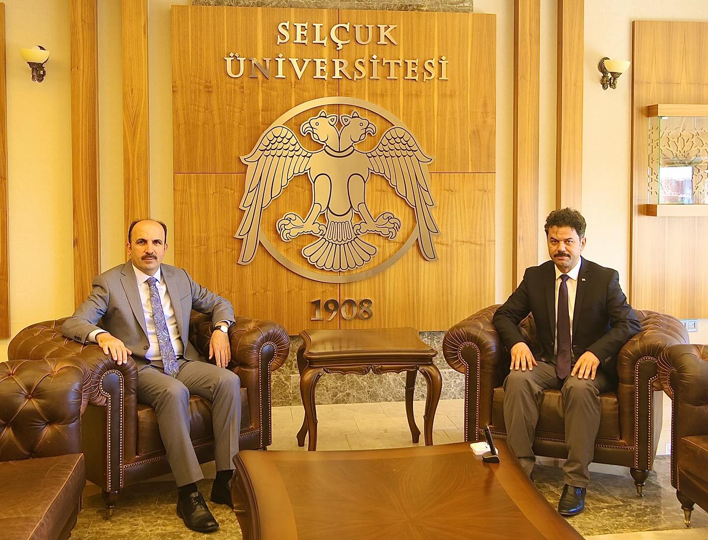 Başkan Altay'dan Rektör Yılmaz'a hayırlı olsun ziyareti