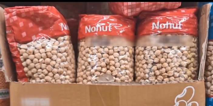 Nohut paketlerinden canlı canlı çıktı Ünlü zincir markete para cezası...
