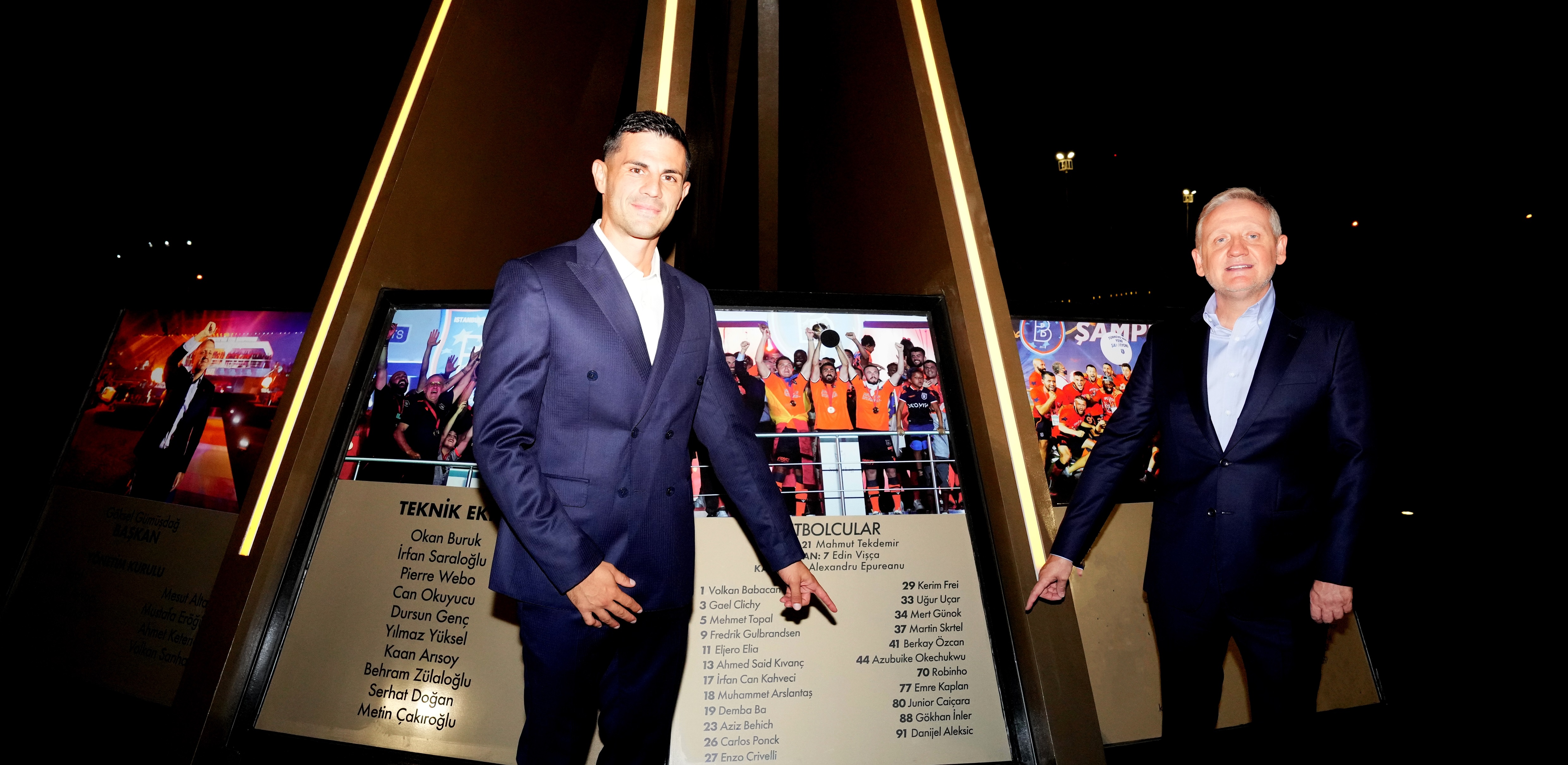 Başakşehir, eski oyuncusu Danijel Aleksic’i onurlandırdı