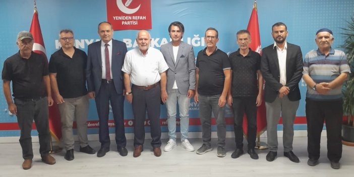Konya'da YRP ilçe teşkilatı 'yönetimi 'görevimizin başındayız' açıklaması yaptı
