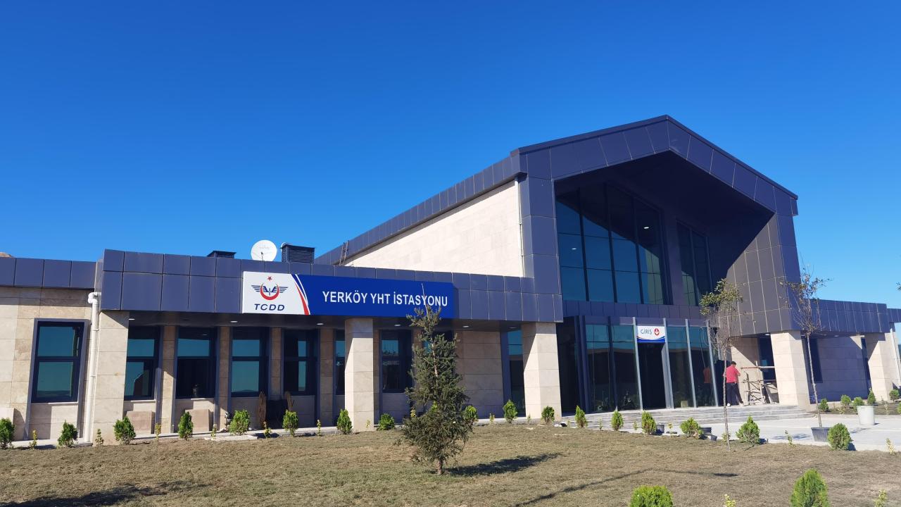 Yerköy YHT İstasyonu 23 Ağustos'ta hizmete açılıyor