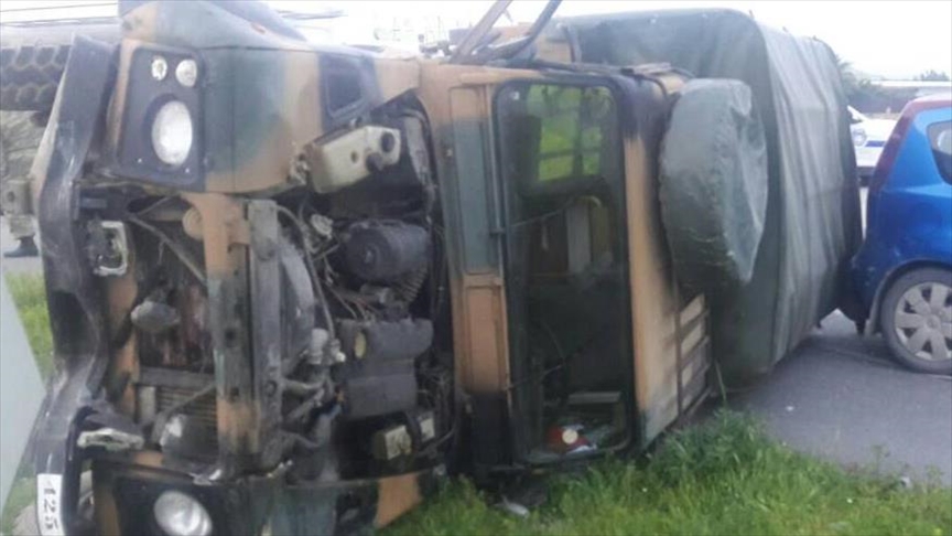 KKTC'de askeri araç kaza yaptı: 1 askerimiz şehit oldu, 11 askerimiz yaralandı