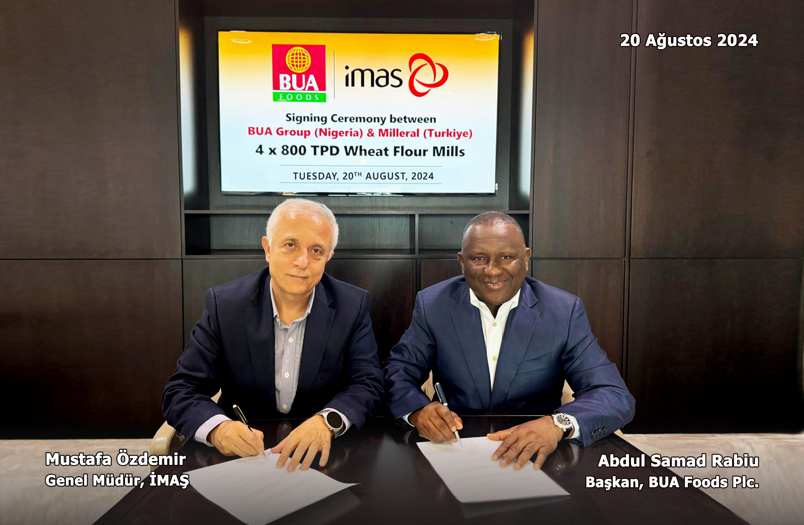 İmaş, BUA Foods ile İkinci ‘Mega Değirmen’ Projesi için Anlaşma İmzaladı