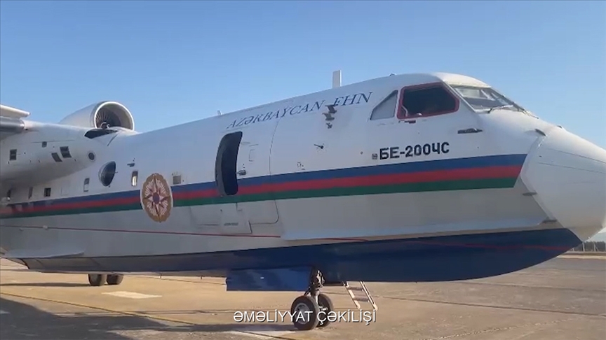 Azerbaycan'dan Uşak yangınına yardım eli