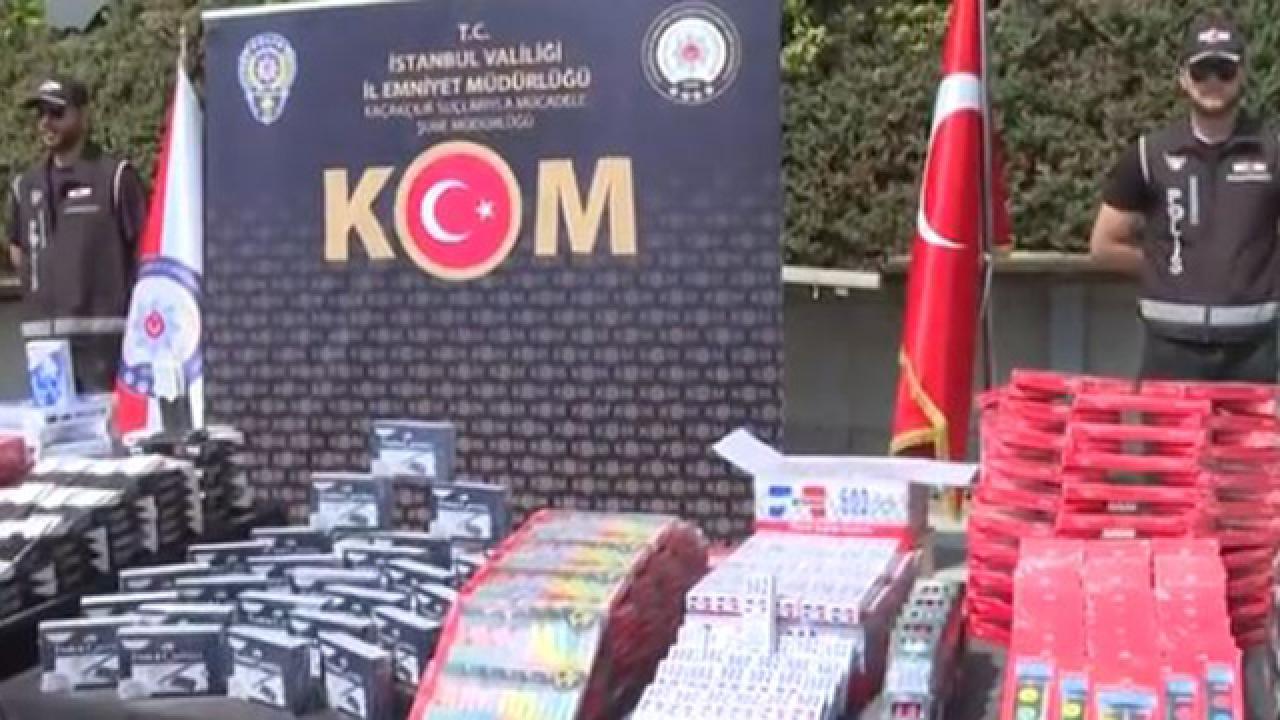 İstanbul'da 1 milyon kaçak kırtasiye malzemesi ele geçirildi