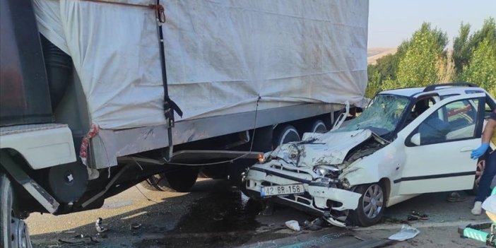 Konya yolunda yine tır kazası yine çok sayıda ölü