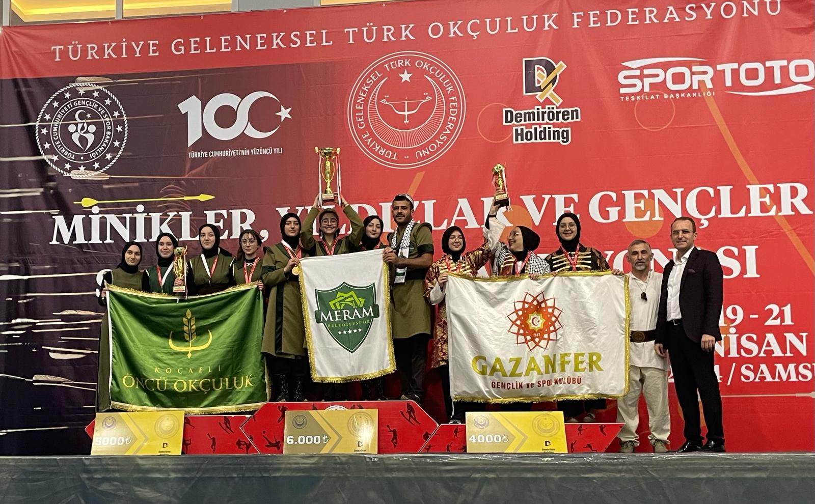 Meram Belediyespor Okçuları Samsun’da destan yazdı