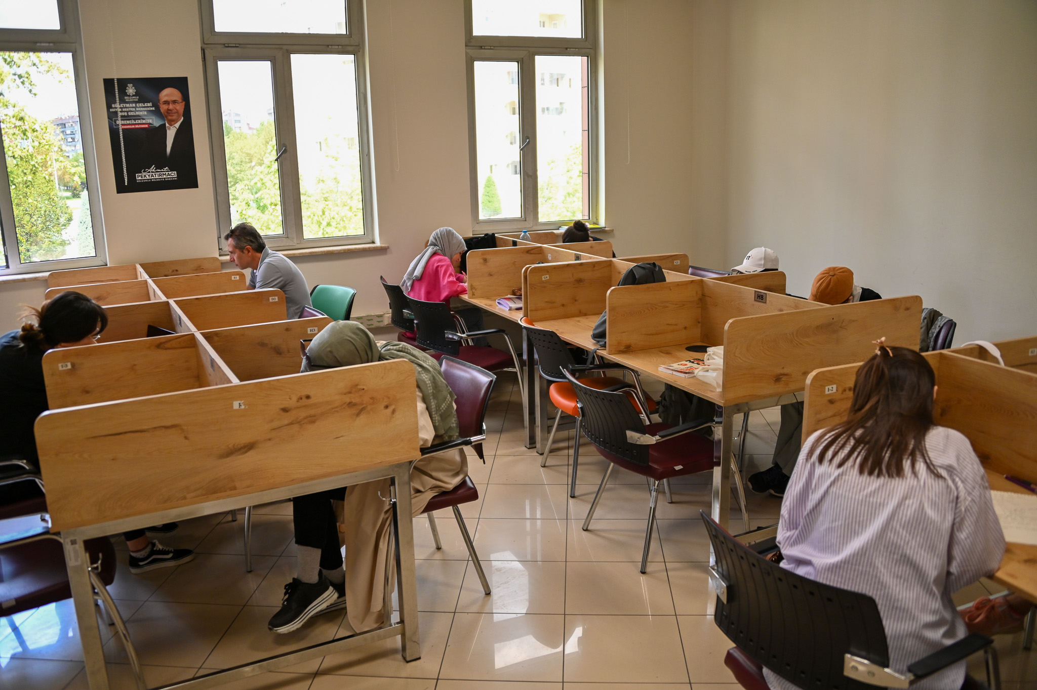 Selçuklu Belediyesi kütüphaneleri öğrencilerin ilgi odağı