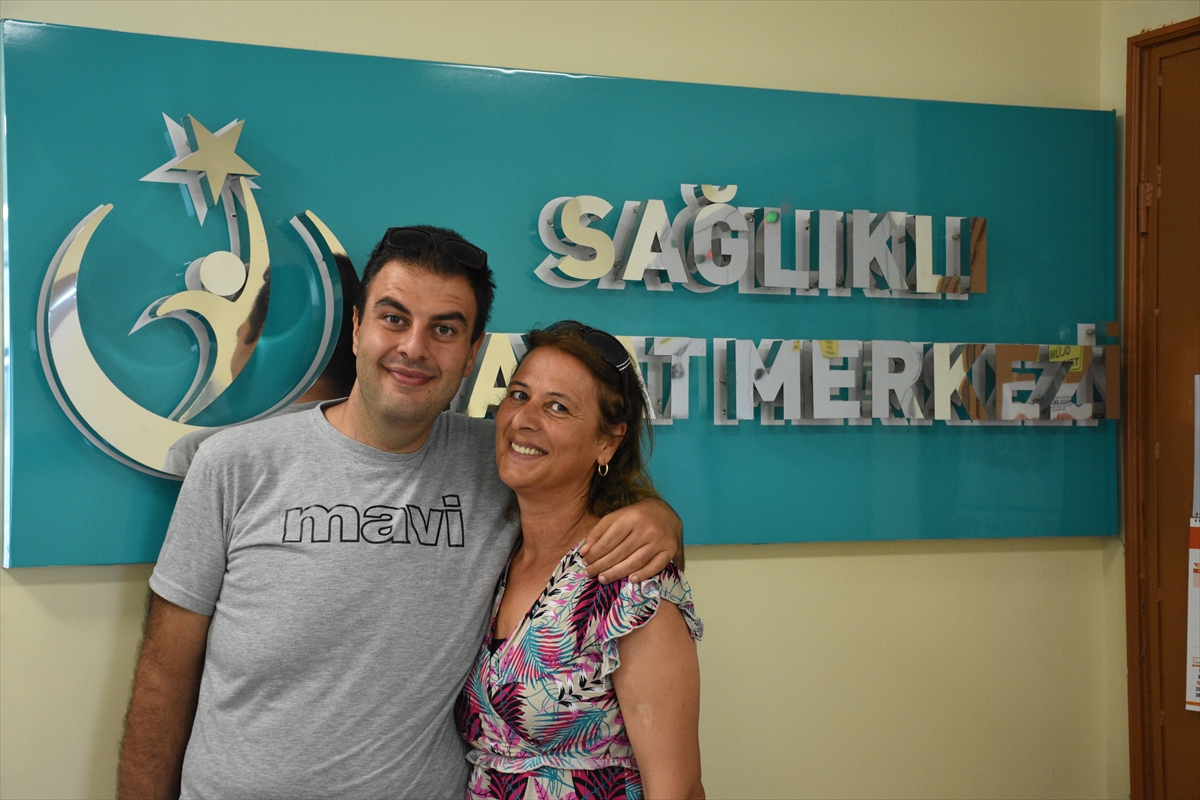 Konya'da otizmli Enver Taha Sağlıklı Hayat Merkezi'nde 47 kilo verdi