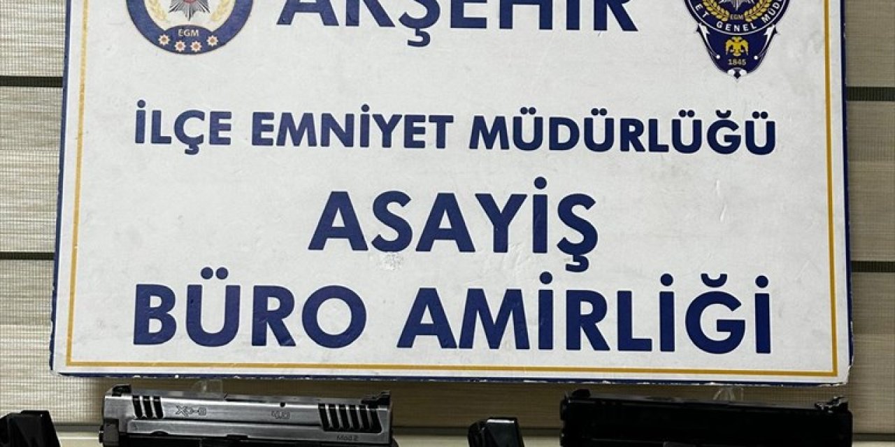 Konya'da ruhsatsız tabanca ele geçirildi