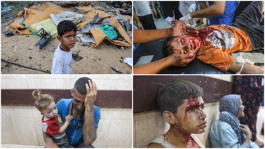 Bakanlardan Gazze'deki soykırımın 333. günü paylaşımı