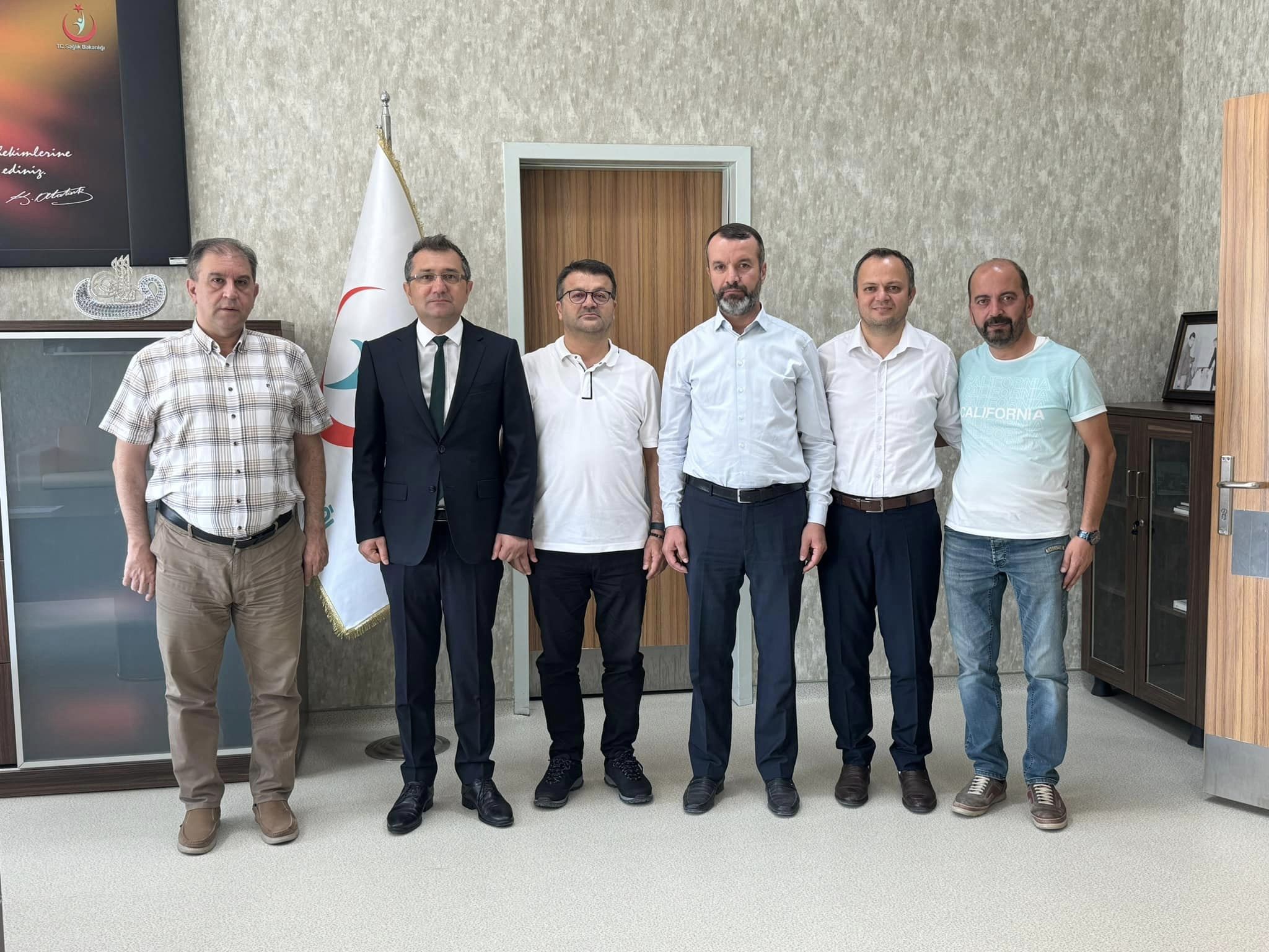 Başkan Önal, Karapınar Devlet Hastanesi Başhekimi Yaralı'yı ziyaret etti