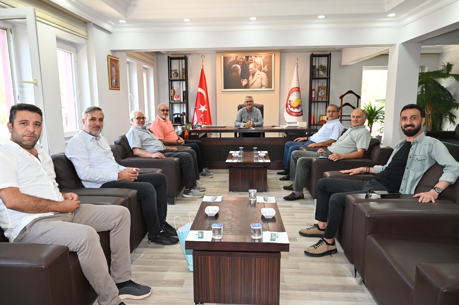 TSYD Konya'dan Başkan Ustaoğlu'na ziyaret