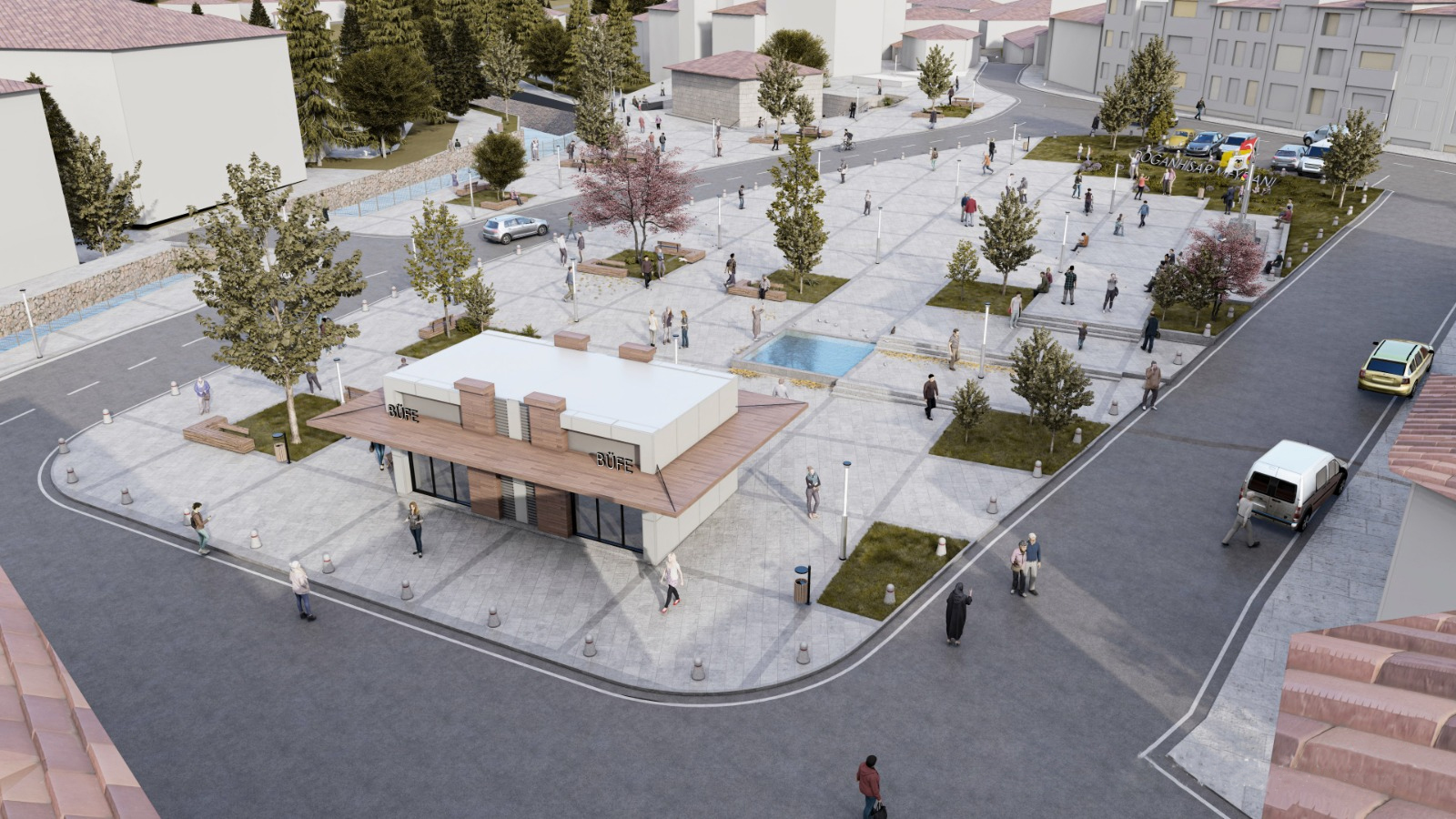 "Doğanhisar'da ilçeye yakışacak bir meydan düzenlemesi yapıyoruz"