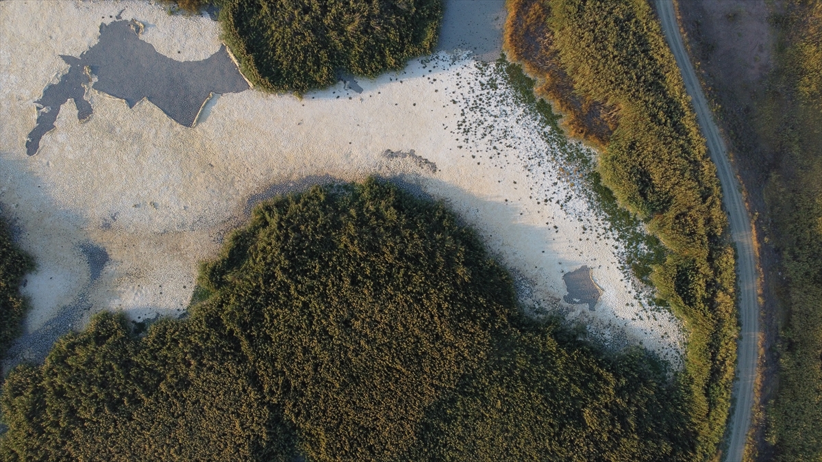 Konya'daki bu göl de kurudu