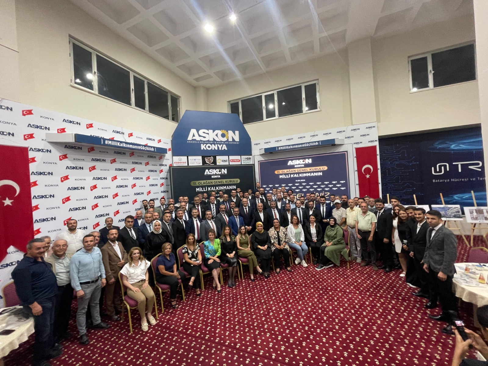 ASKON Konya Şubesi'nde Atilla Sinacı güven tazeledi