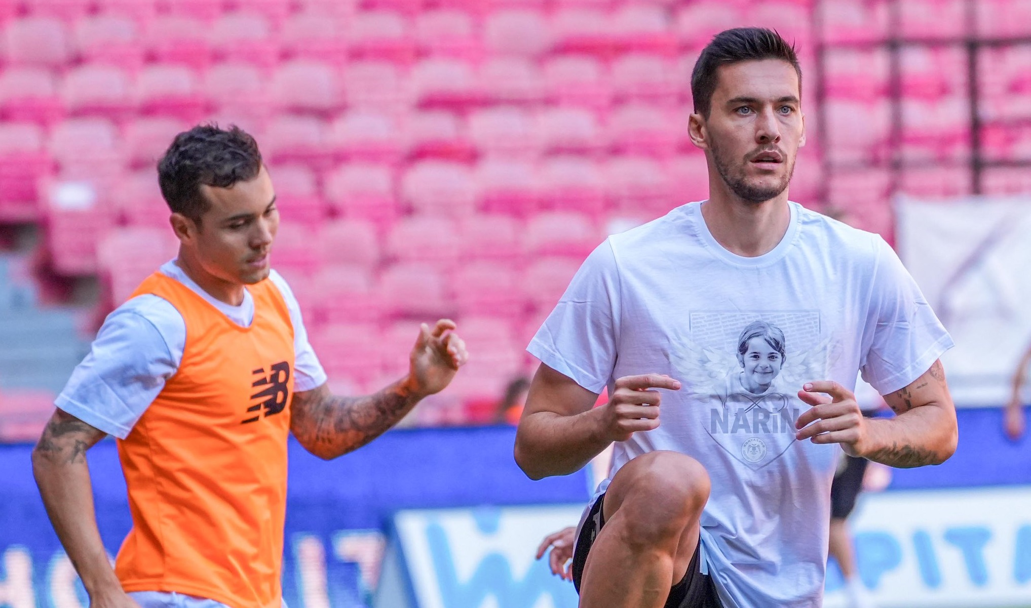 Samsunspor - Konyaspor maçında Narin unutulmadı