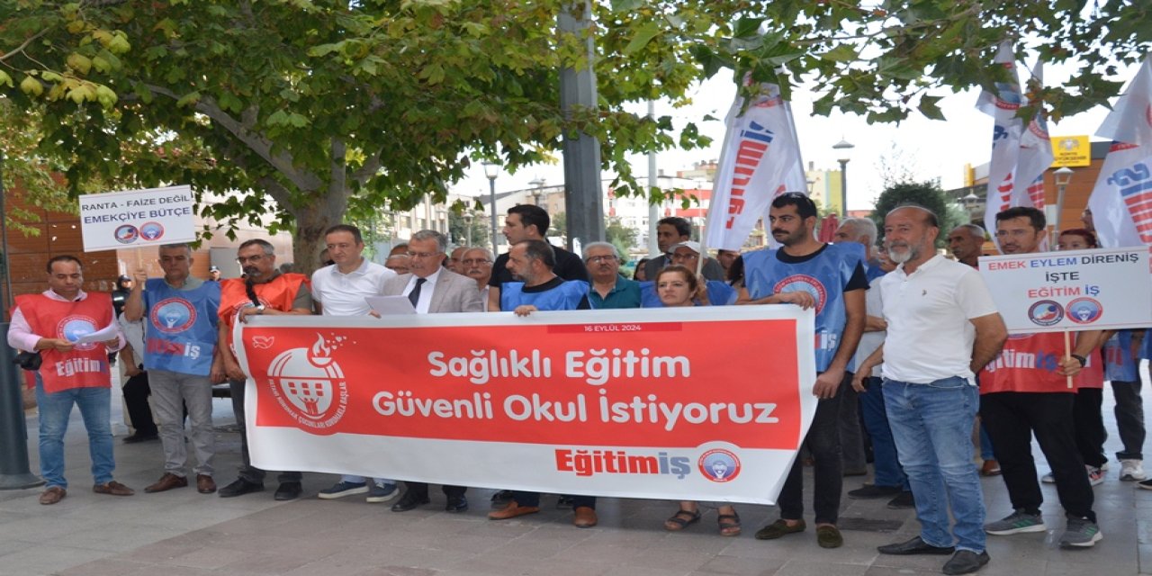 Eğitim-İş,  sağlıklı eğitim, güvenli okul istiyor