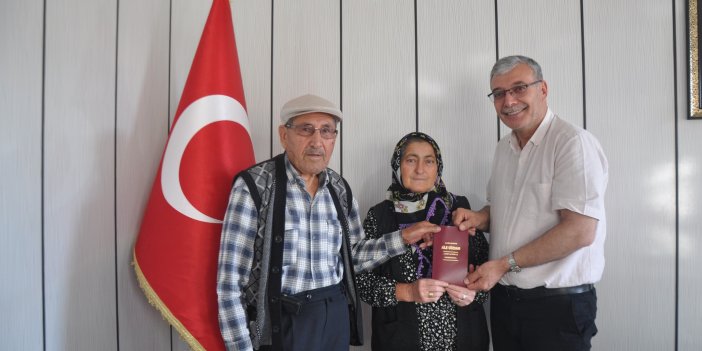 Konya'da ilginç nikah! 70'İNDEN SONRA GELEN MUTLULUK