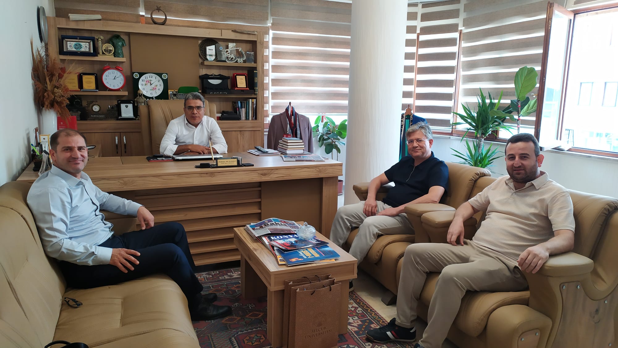 Akyüz ve Tongur’dan Konya Bakış Gazetesi'ne ziyaret