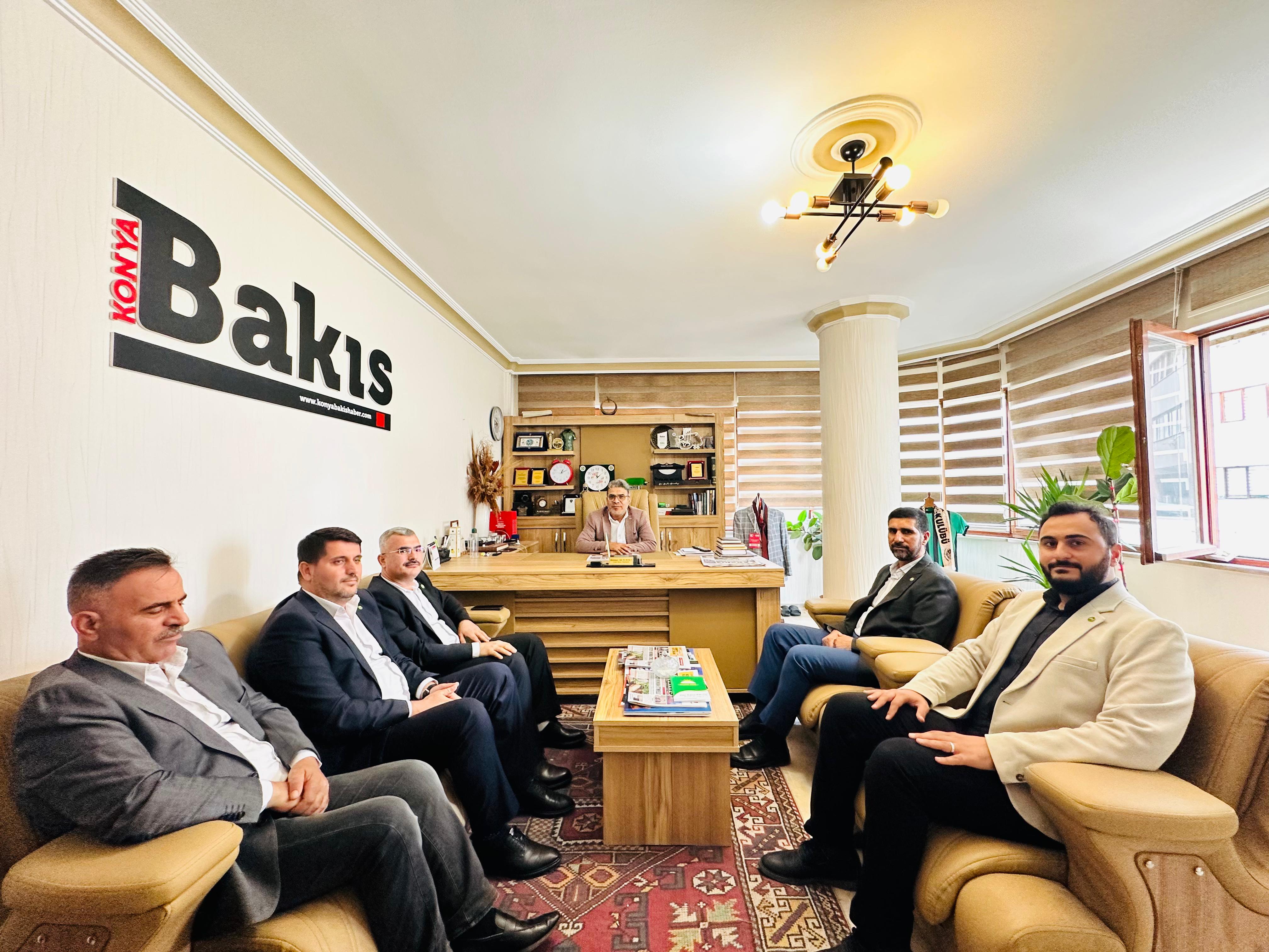 HÜDA PAR Heyetinden Konya Bakış Gazetesi'ne ziyaret
