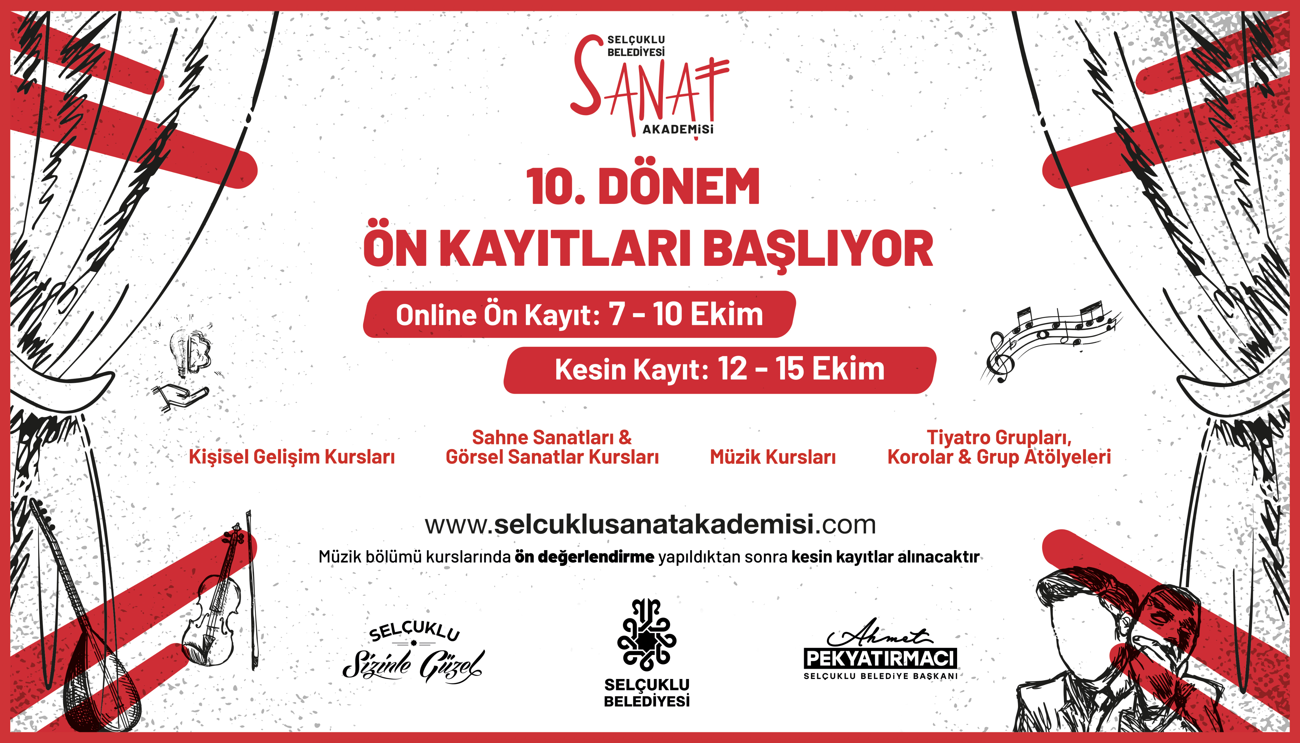 Selçuklu Sanat Akademisi’nde  yeni dönem kayıtları başlıyor