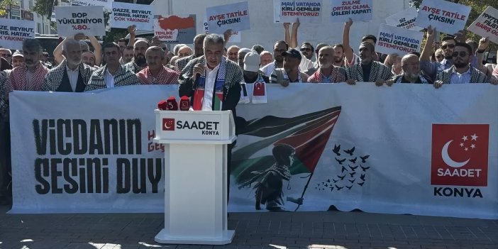 Konya'dan Filistin'e destek: Siyonizmi yıkarak aşacağız