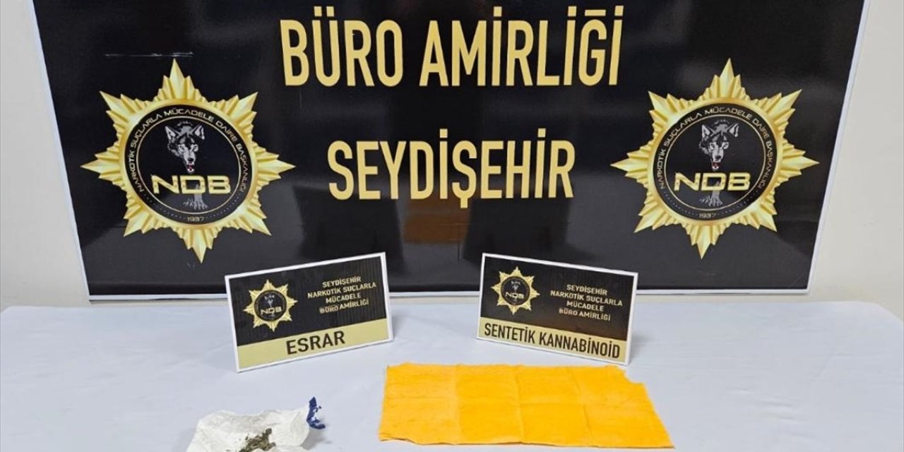 Konya'daki uyuşturucu operasyonunda 2 zanlı tutuklandı