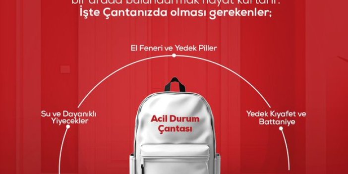 Konya AKOM'dan 'Acil Durum Çantası Hazırlayın!' çağrısı tedirgin etti!