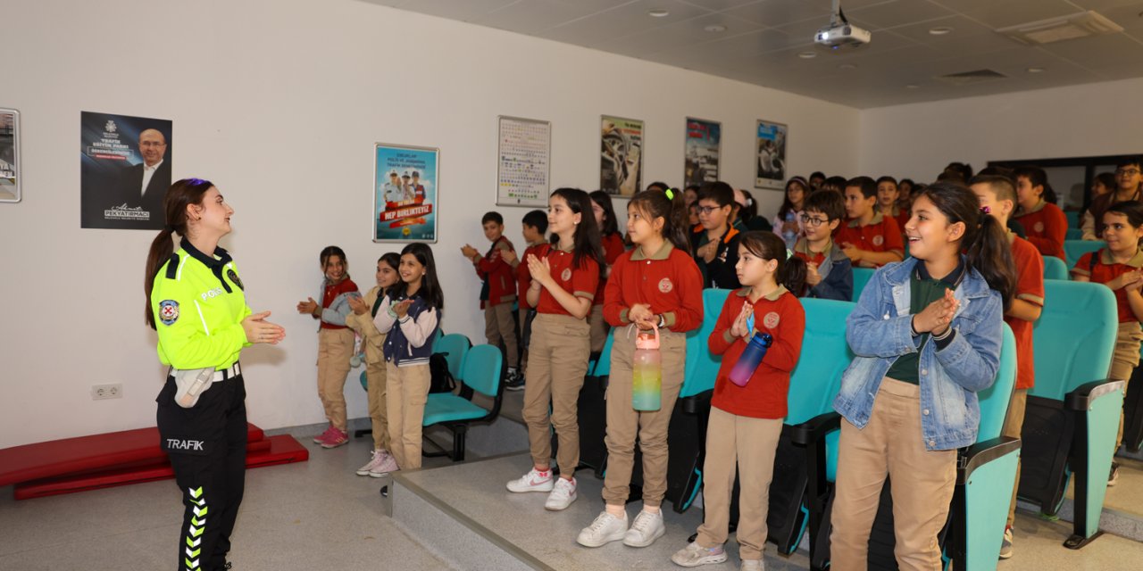 Selçuklu’da öğrencilere trafik bilinci aşılanıyor