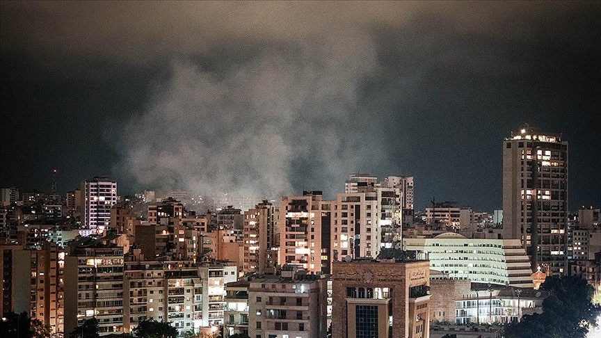 İsrail'in Beyrut'un merkezine düzenlediği saldırıda 18 kişi ölü, 92 kişi yaralandı