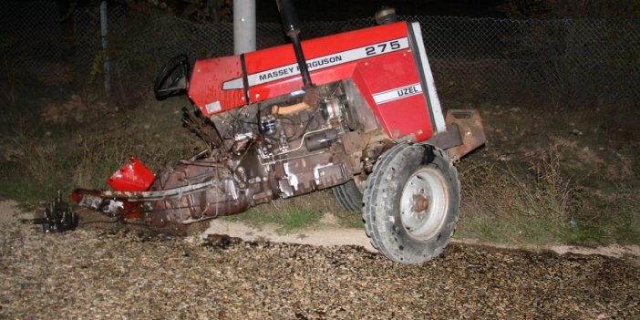 Konya'da traktörle çarpışan otomobilin sürücüsü öldü: 1 Yaralı