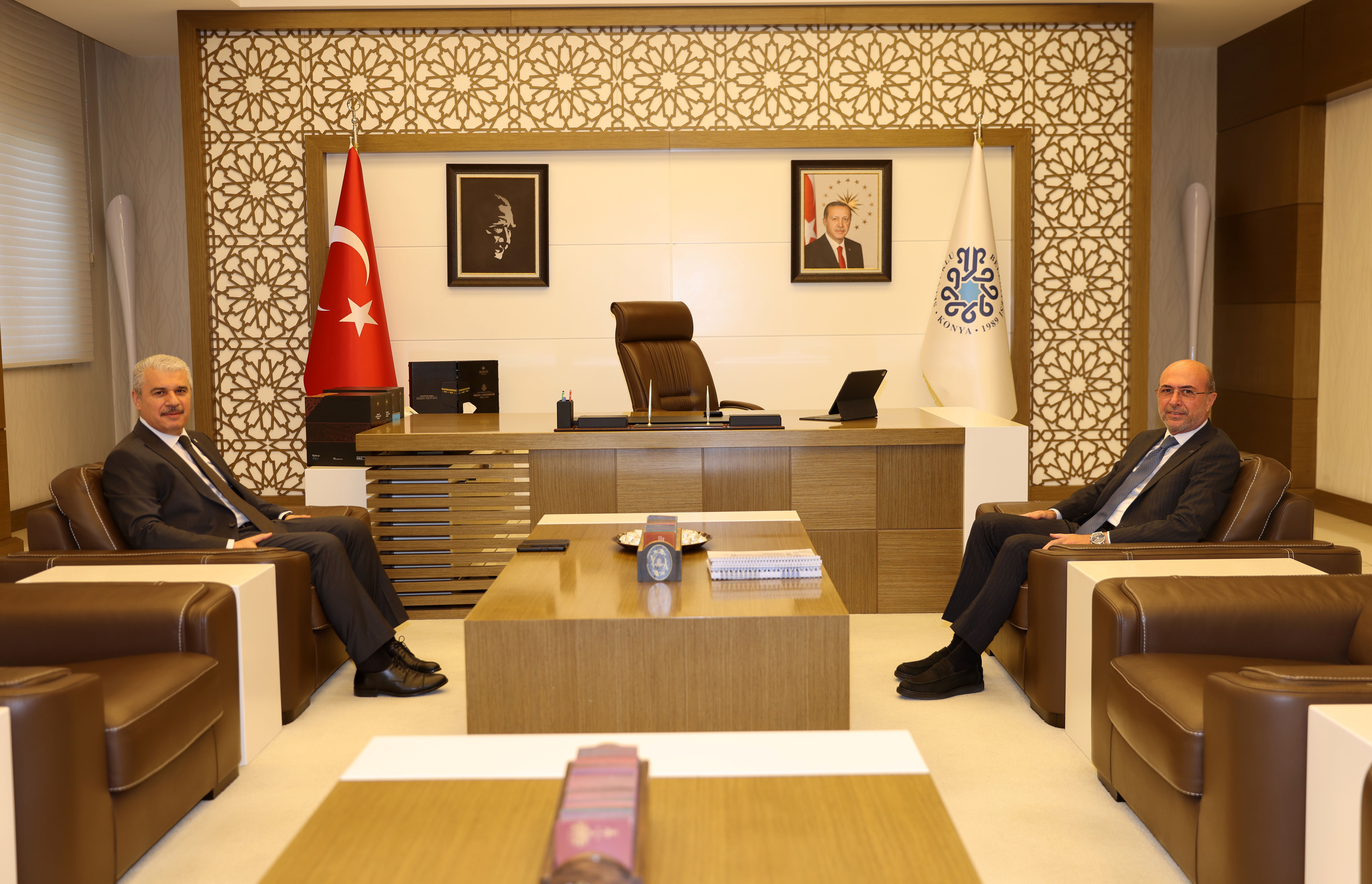 Vali Akın Başkan Pekyatırmacı'dan çalışmalar hakkında bilgi aldı